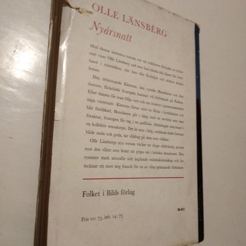 Nyårsnatt - Olle Länsberg. bok, häftad Good plus