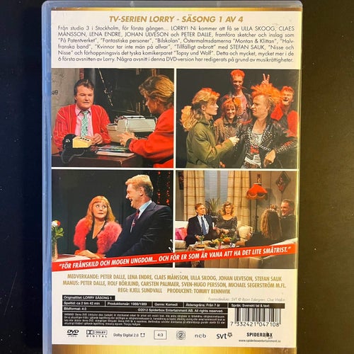 LORRY - SÄSONG 1. DVD SVENSK TV / KOMEDI -89.