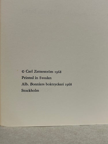 Varför lagar ni inte ert tak Klosterhage? Carl Zetterström, Very good plus