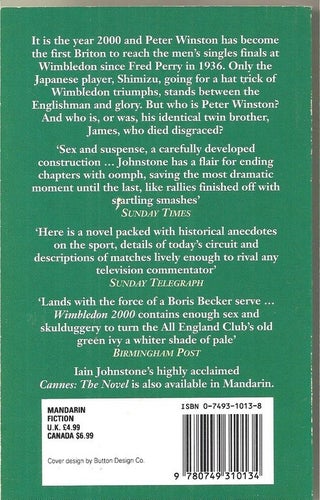 WIMBLEDON 2000 - Iain Johnstone (roman 1993) - Tennis