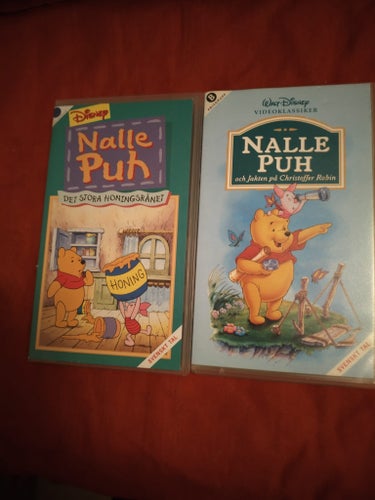 Nalle Puh VHS - Det Stora Honingsrånet och Jakten på Christoffer Robin