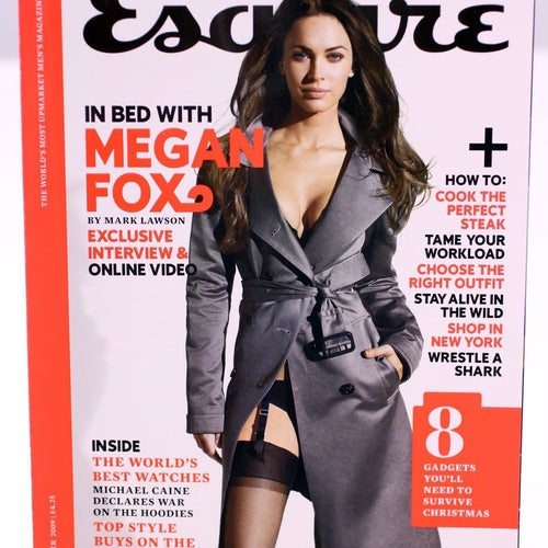 Esquire magazine-Megan Fox cover-December 2009-NEW (Weight: 476g) FREE postage