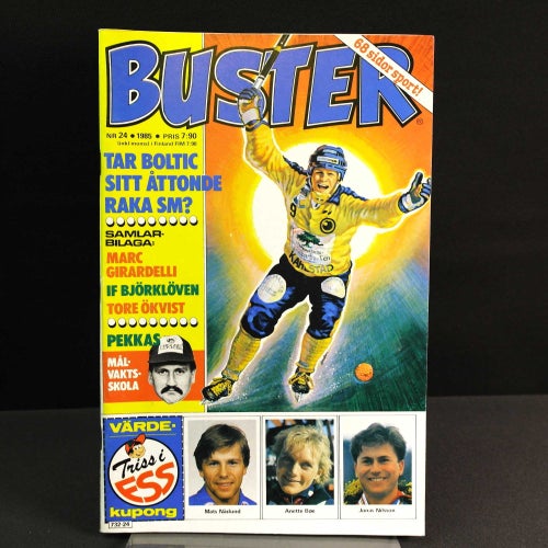 Buster - 1985 - NR 24 - Poster: IF Björklöven | Tore Ökvist