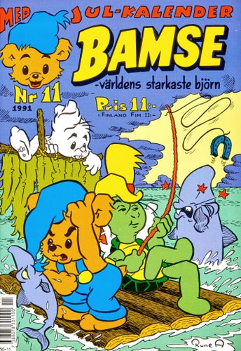 Bamse – världens starkaste björn Serietidning 1991 nr 11 (Oläst arkivex)