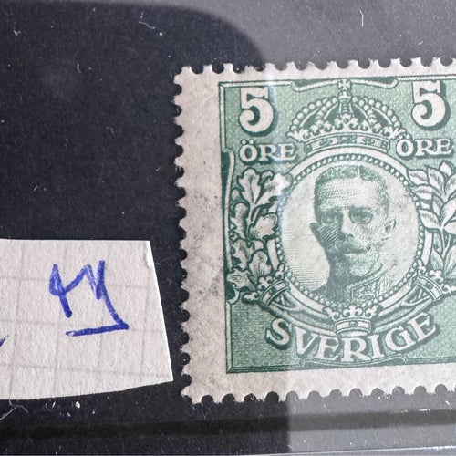 Gustav V Medaljong F75 VM2 F2022 400:-