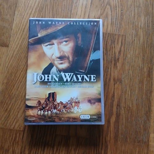John Wayne Collection - 4 DVD-skivor