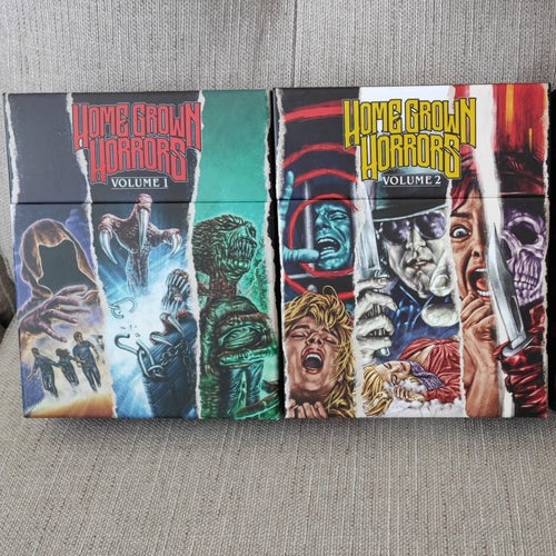Home Grown Horrors Volume 1-2 BLURAY BOX LIMITED EDITION (OOP) Vinegar Syndrome