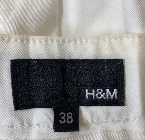 H&M vita byxor, storlek 38