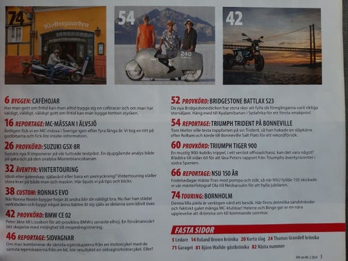 Allt om MC nr 2 2024: Suzuki GSX-8R, BMW CE 02, Triumph Tiger 900 Rally/GT Pro