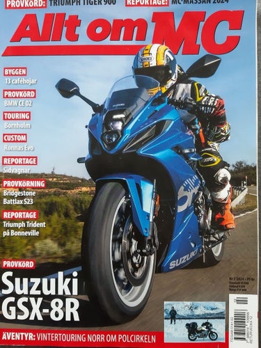 Allt om MC nr 2 2024: Suzuki GSX-8R, BMW CE 02, Triumph Tiger 900 Rally/GT Pro