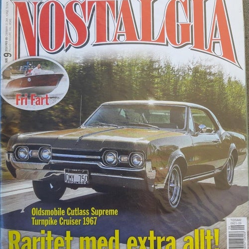 Nostalgia nr 9 2016: Buick Special 1958, Oldsmobile 1967, Ford Consul Capri 1963