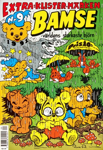 Bamse – världens starkaste björn Serietidning 1991 nr 9 (Oläst arkivex)