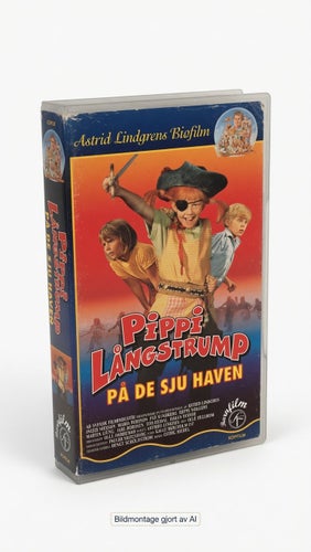 Pippi Långstrump På de sju haven VHS