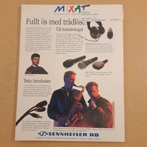 Slitz Tidning 1987 med Anton Corbijn