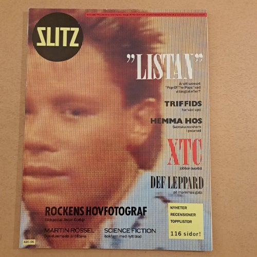 Slitz Tidning 1987 med Anton Corbijn