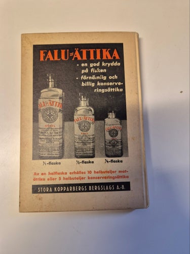 Svenska Ostkustfiskarnas Receptbok av Karin Sundholm, Andra Upplagan