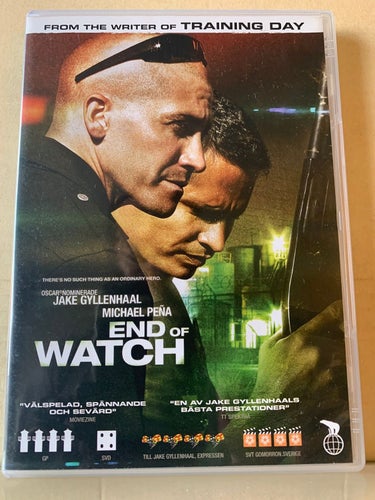 End of watch, Dvd