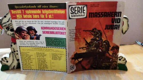 Seriebiblioteket 1967 nr 179 Massakern vid Juba! Fine plus