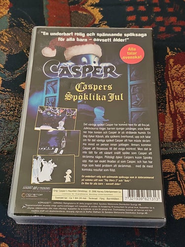 Casper - Caspers Spöklika Jul VHS Svenskt Tal