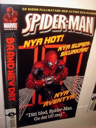 SPIDER MAN MARVEL (svensk) NY OLÄST 2008 Nr 8