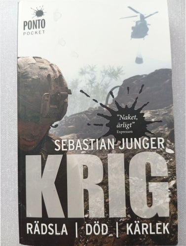 Krig: Rädsla | Död | Kärlek av Sebastian Junger, 2012