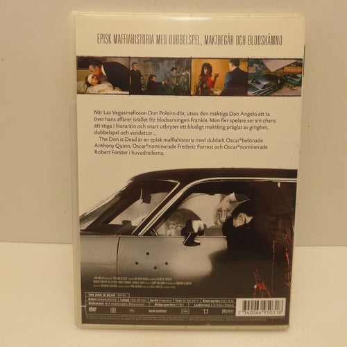 The Don is Dead - Region 2, DVD-film, Svensk text, Fint skick