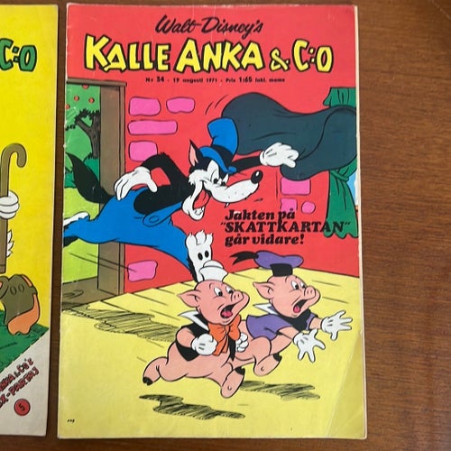 Kalle Anka & C:o, Walt Disney, 1970-1971