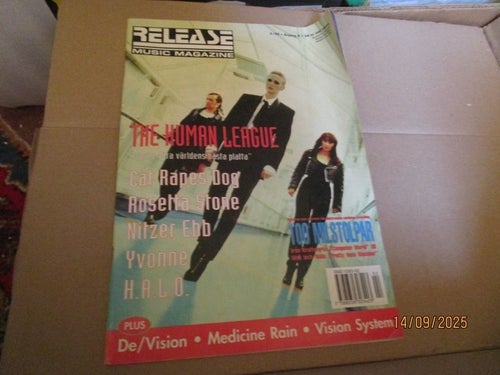Release Music Magazine med The Human League på omslaget, 2/ 1995
