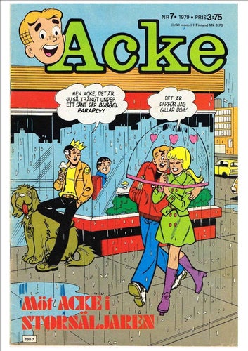 Acke serietidning, 1979-1989 - 7 tidningar
