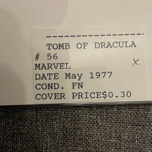 Tomb of Dracula #56 (1977)