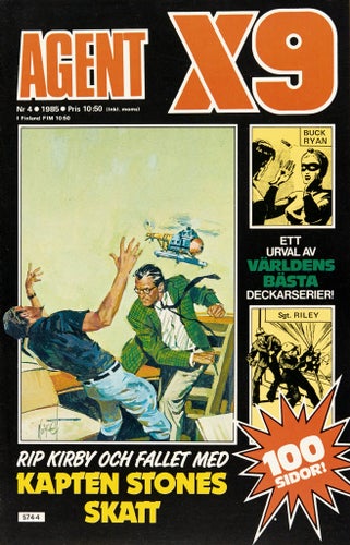 Agent X9 Serietidning 1985 nr 4 (Oläst arkivex)