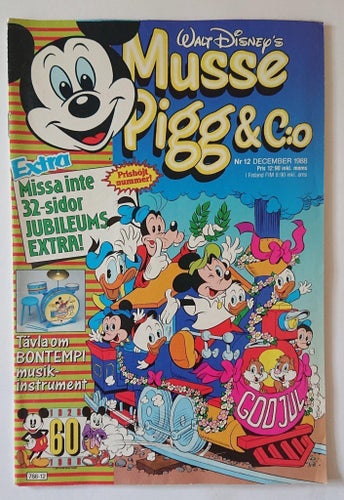 Musse Pigg & co nr. 12 år 1988