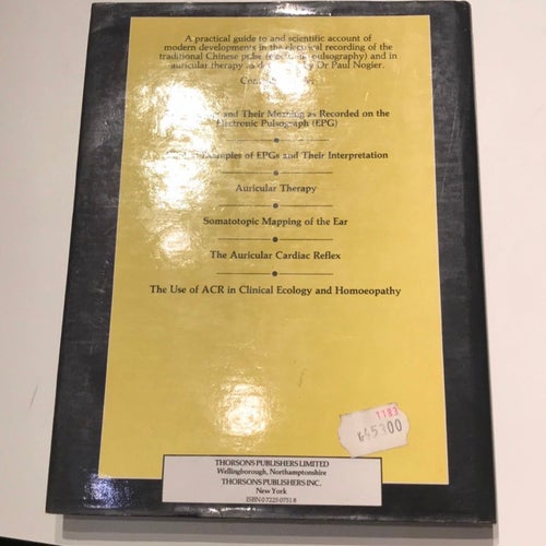 Modern Techniques of Acupuncture, Julian N. Kenyon, 1983