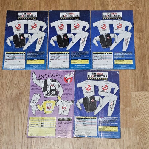 The Real Ghostbusters nr 1, 4, 5, 6, 8 - 1988-1990