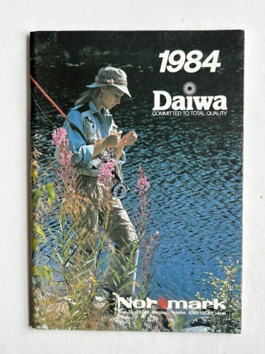 Fiskekatalog Daiwa från 1984