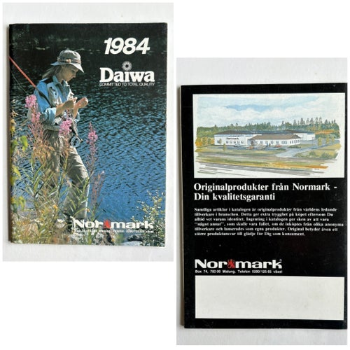 Fiskekatalog Daiwa från 1984
