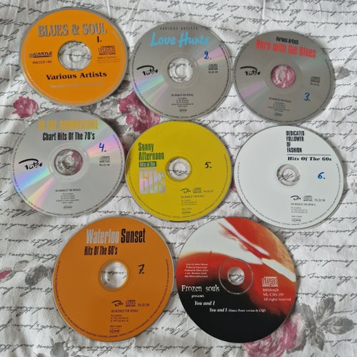 CD-väska med 8 CD-skivor