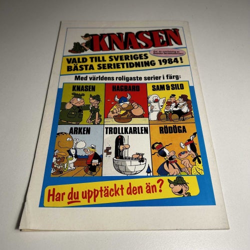 Månadens äventyr nr 1 1985, förstanr, toppex! VF