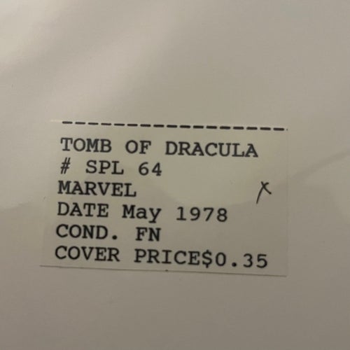Tomb of Dracula #64 (1978)