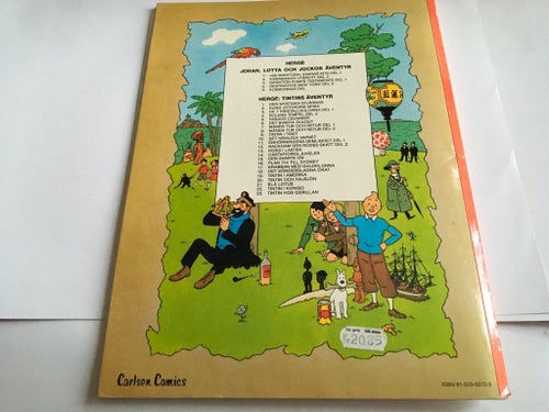 Tintins äventyr, Krabban med guldklorna, Nr 17, 1981