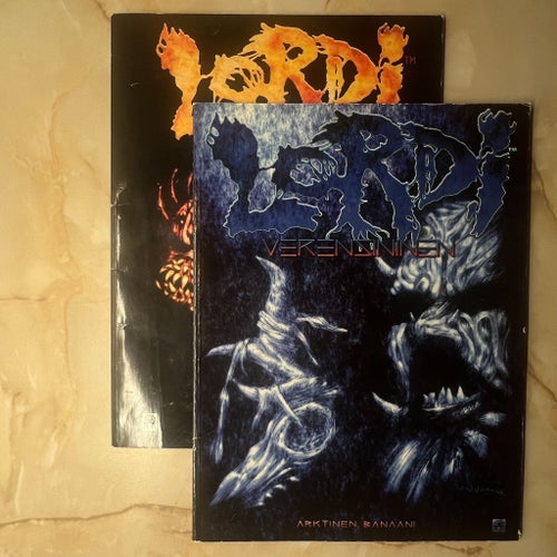 Lordi seriealbum – Alkuperä & Verensininen – Finska original, slutsålda