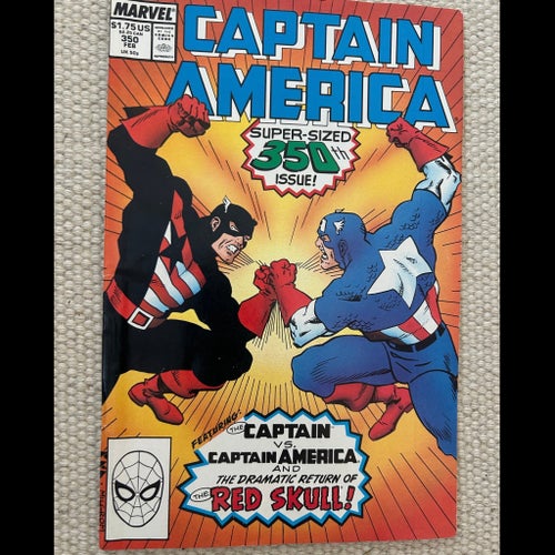 Captain America #350 (1989) - amerikanskt nr