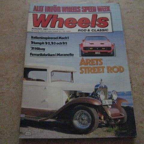 WHEELS NR 8 1983 OPEL OLYMPIA -38 ,TRIUMPH TR2,TR3,TR5