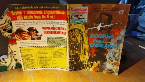 Kommandoserien nr 100 Bomber över England. Fine-