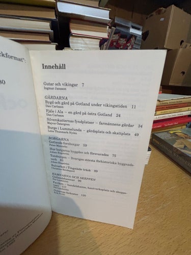 Gutar och vikingar av Ingmar Jansson, bok, Very Fine