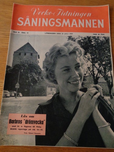 Såningsmannen nr30 1959 Caryl Chessman, Per Nilsson-Tannér, Barbro Pettersson,
