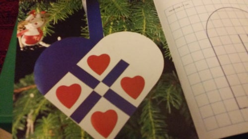 HANDARBETE häfte JUL Julhjärtan