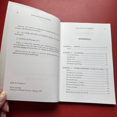 BUDSKAPET SOM GAVS TILL MIG AV UTOMJORDISKA VARELSER av Raël 1995
