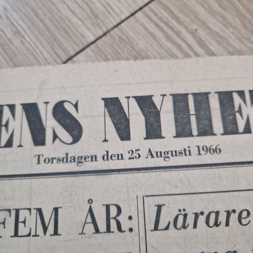 Dagens Nyheter 25 augusti 1966