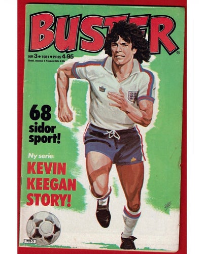 Vintage Kevin Keegan Buster 1981 Tidning, Serietidning